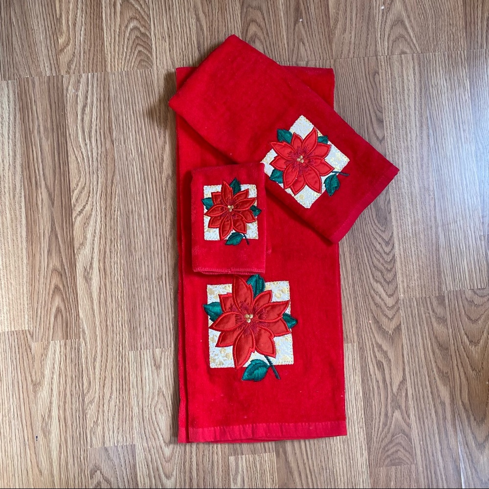 Vintage Christmas Towel set.